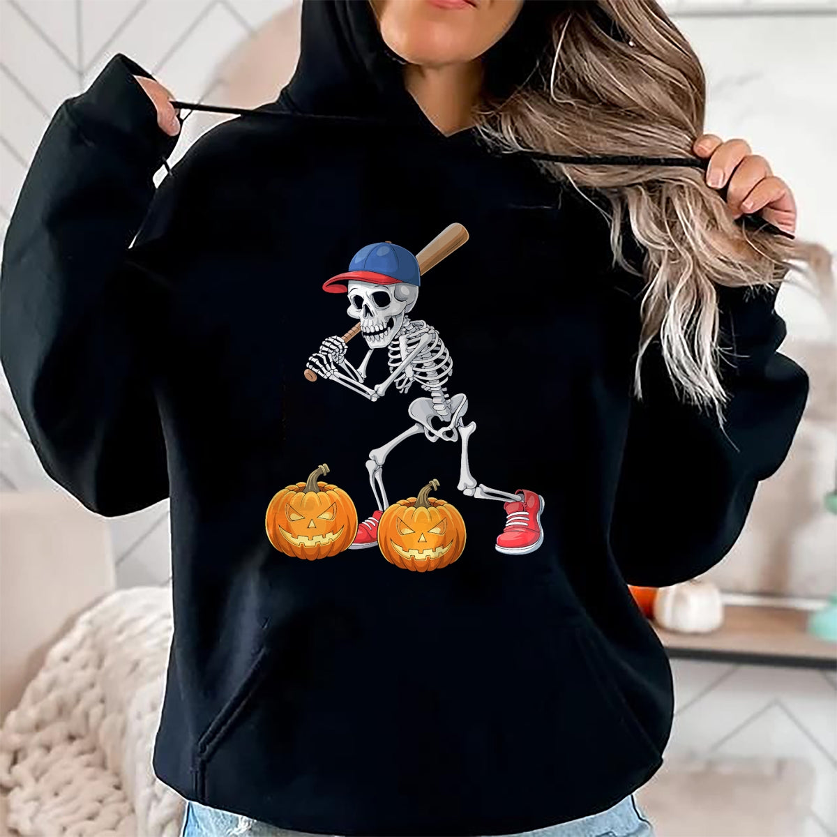 Hallowen Shirts for Family, Funny hallowen shirts, Hallowen Unisex T-Shirt/Hoodie/Sweatshirt HLT00 - Baseball Skeleton Halloween Funny Baseball Halloween Boys T-Shirt