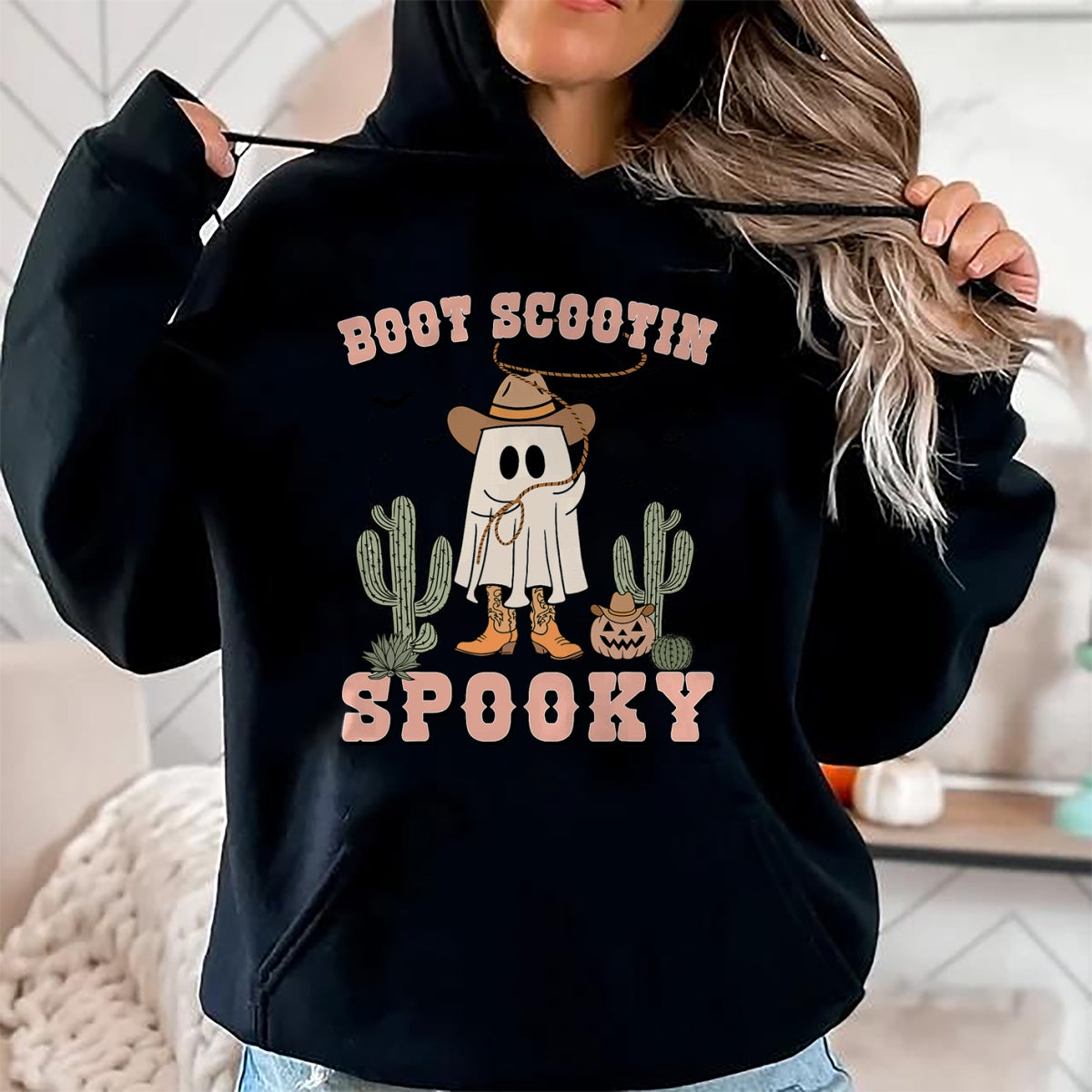 Hallowen Shirts for Family, Funny hallowen shirts, Hallowen Unisex T-Shirt/Hoodie/Sweatshirt HLT00 - Funny Boot Scootin Spooky Cowboy Ghost Men Toddler Halloween T-Shirt