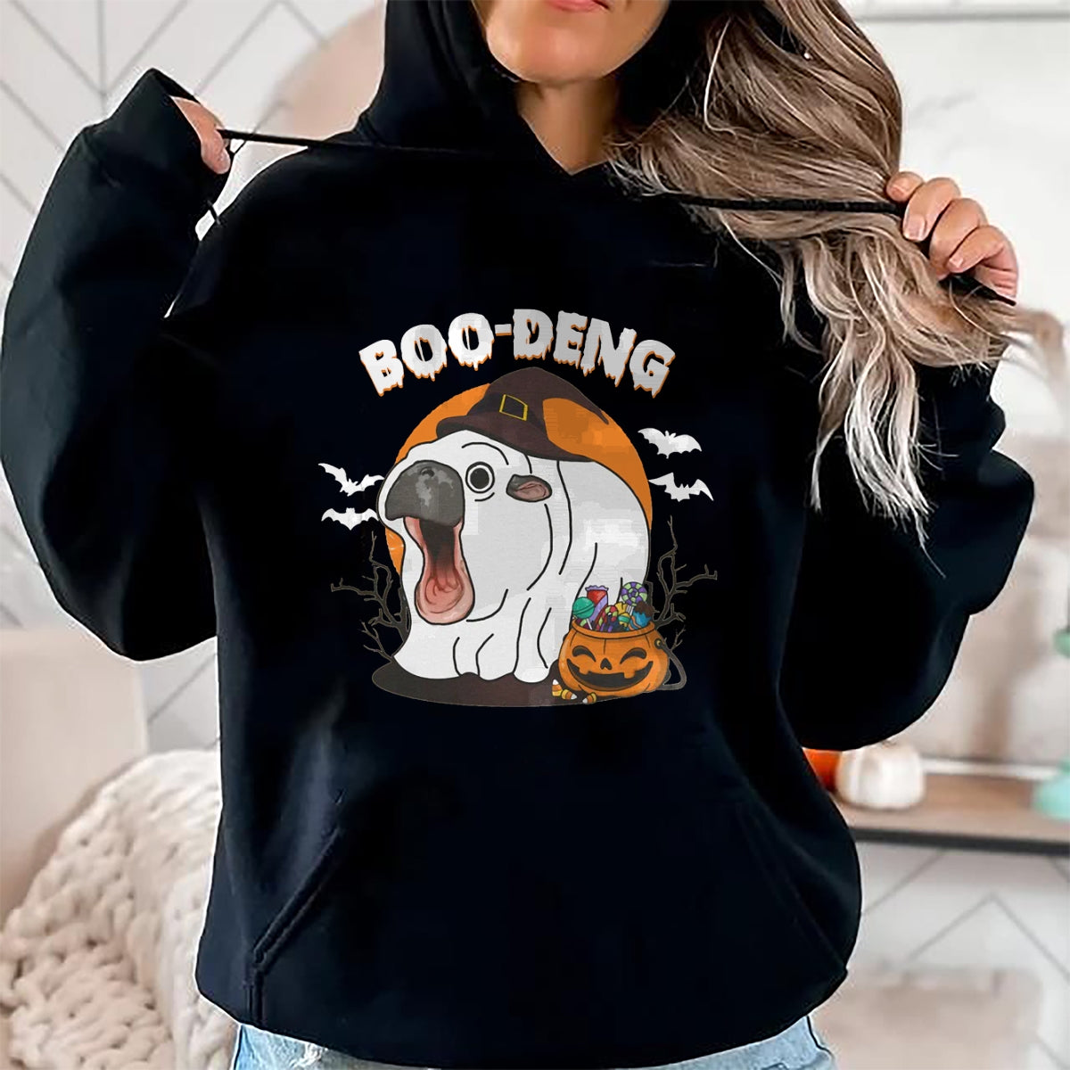 Hallowen Shirts for Family, Funny hallowen shirts, Hallowen Unisex T-Shirt/Hoodie/Sweatshirt HLT00 - Boo Deng Funny Moo Deng Halloween T-Shirt