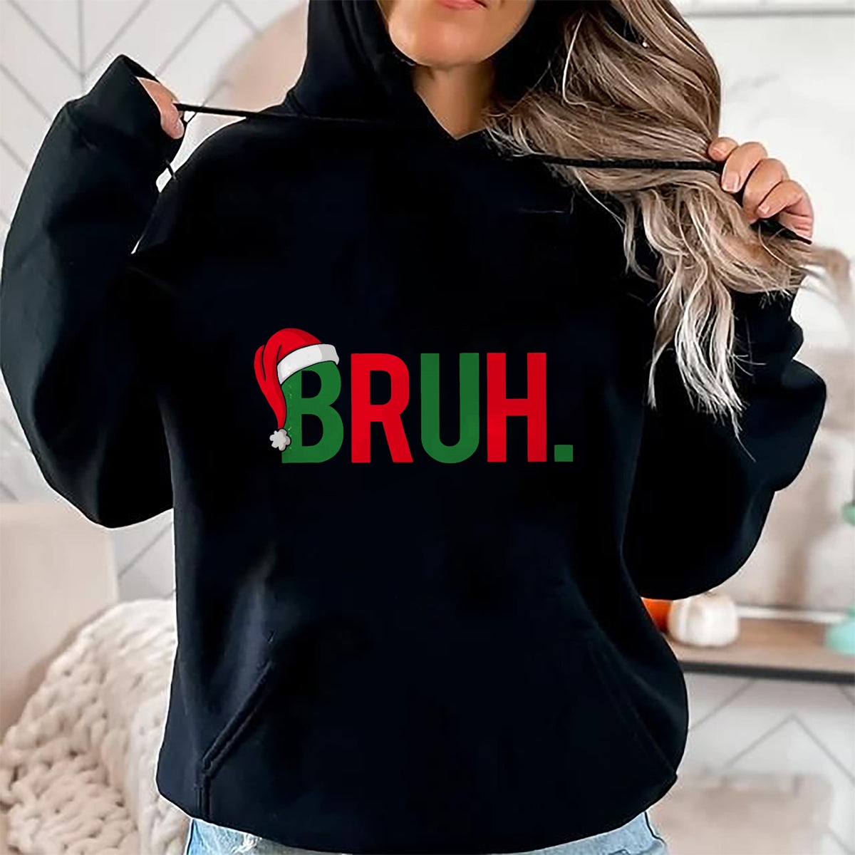 Christmas Shirts for Family, Funny christmas shirts, Christmas Unisex T-Shirt/Hoodie/Sweatshirt HLT00 - Bruh Meme Funny Saying Bro Greeting Teens Boys Men Christmas T-Shirt