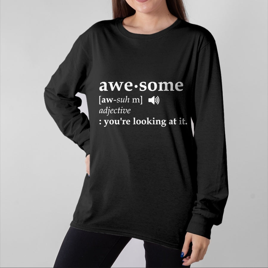 Best Wife Shirt, Wife and Husband Unisex T-Shirt/Hoodie/Sweatshirt HLT00 - Awesome Definition T-shirt I'm Awesome Funny Tee T-Shirt