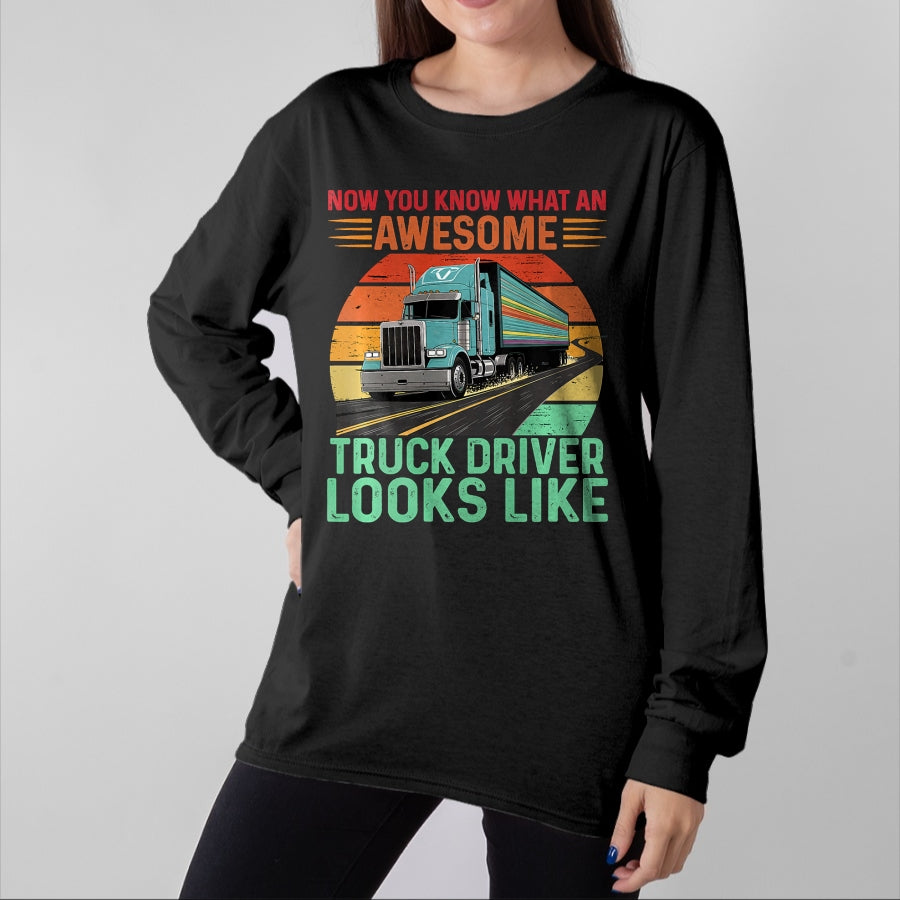 Best Truck Driver Life Shirt, Funny Trucker UnisexT-Shirt/Hoodie/Sweatshirt HLT00 - Awesome Truck driver Trucker Design For Men Truck Driver Premium Tri-blend T-Shirt