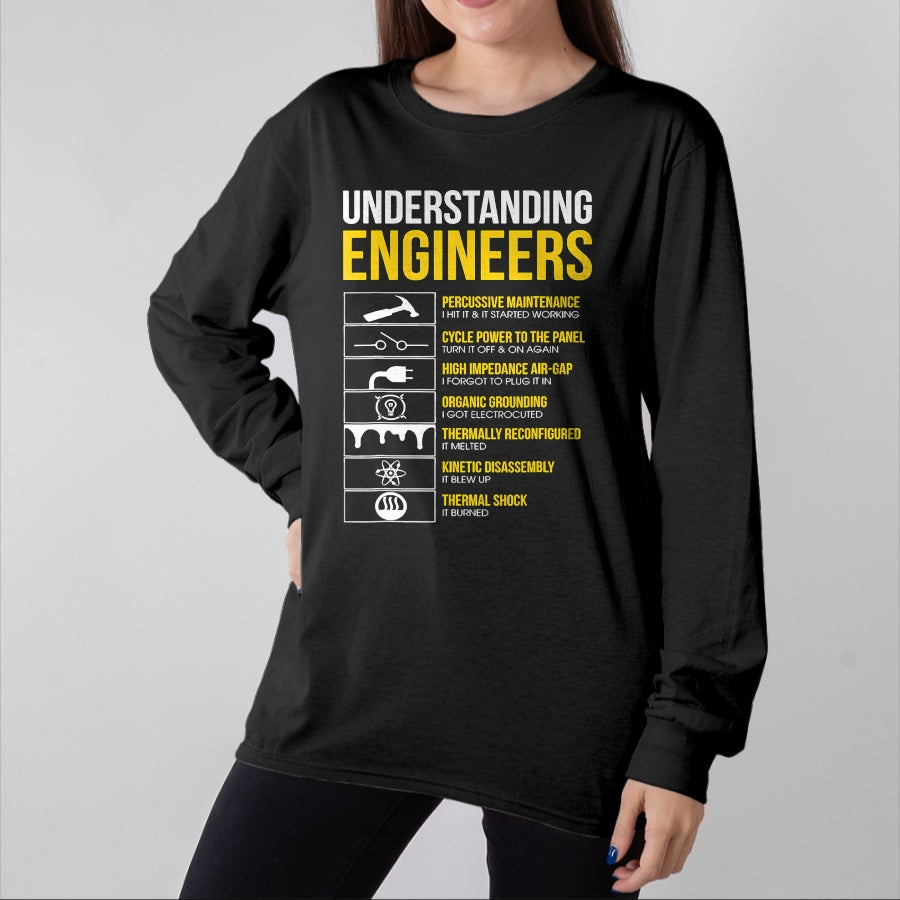Best Mechanic Life Shirt, Funny Mechanic UnisexT-Shirt/Hoodie/Sweatshirt HLT00 - Understanding Engineers Funny Sarcastic Engineering T-Shirt