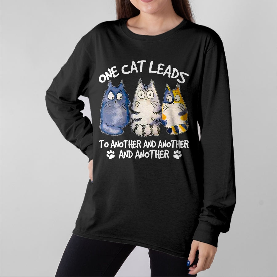 Cat Love Shirt, Funny Cat Lover Gift UnisexT-Shirt/Hoodie/Sweatshirt HLT00 - Funny Cat Design Cat Lover Kitten Cat T-Shirt