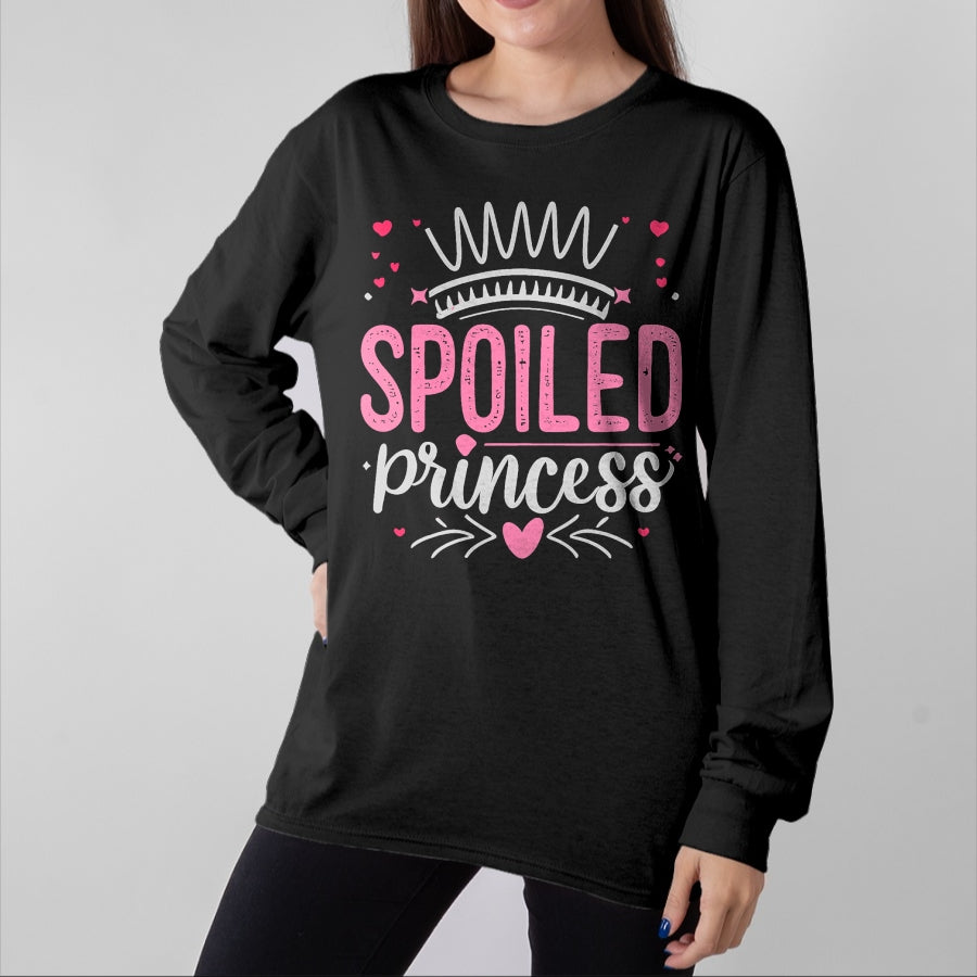 Best Wife Shirt, Wife and Husband Unisex T-Shirt/Hoodie/Sweatshirt HLT00 - Spoiled Princess Funny Women, Girl, Spoiled T-Shirt