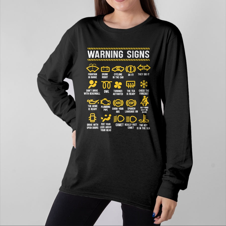 Best Mechanic Life Shirt, Funny Mechanic UnisexT-Shirt/Hoodie/Sweatshirt HLT00 - Warning Signs 101 Funny Car Mechanic T-Shirt