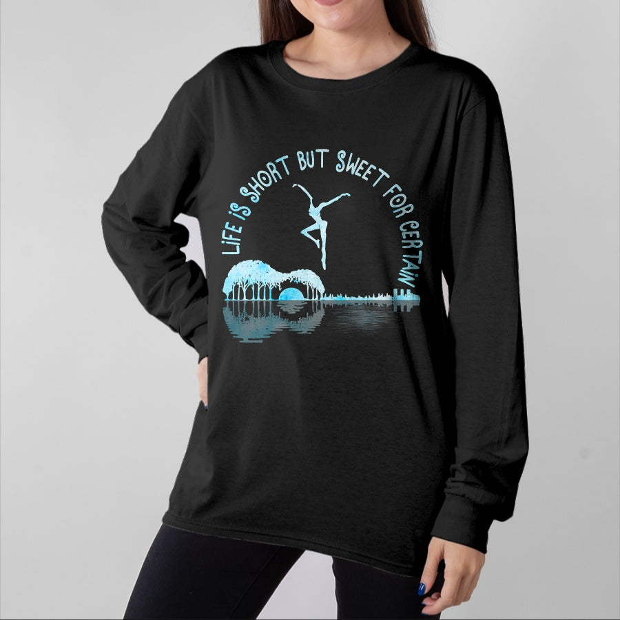 Guitar Lover Shirt, Funny Guitar UnisexT-Shirt/Hoodie/Sweatshirt HLT00 - Music Lover Life is Short But Sweet for Certain Guitar T-Shirt