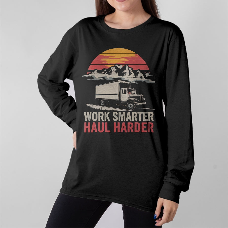 Best Truck Driver Life Shirt, Funny Trucker UnisexT-Shirt/Hoodie/Sweatshirt HLT00 - Box Truck Driving Truck Driver Proud Trucker T-Shirt