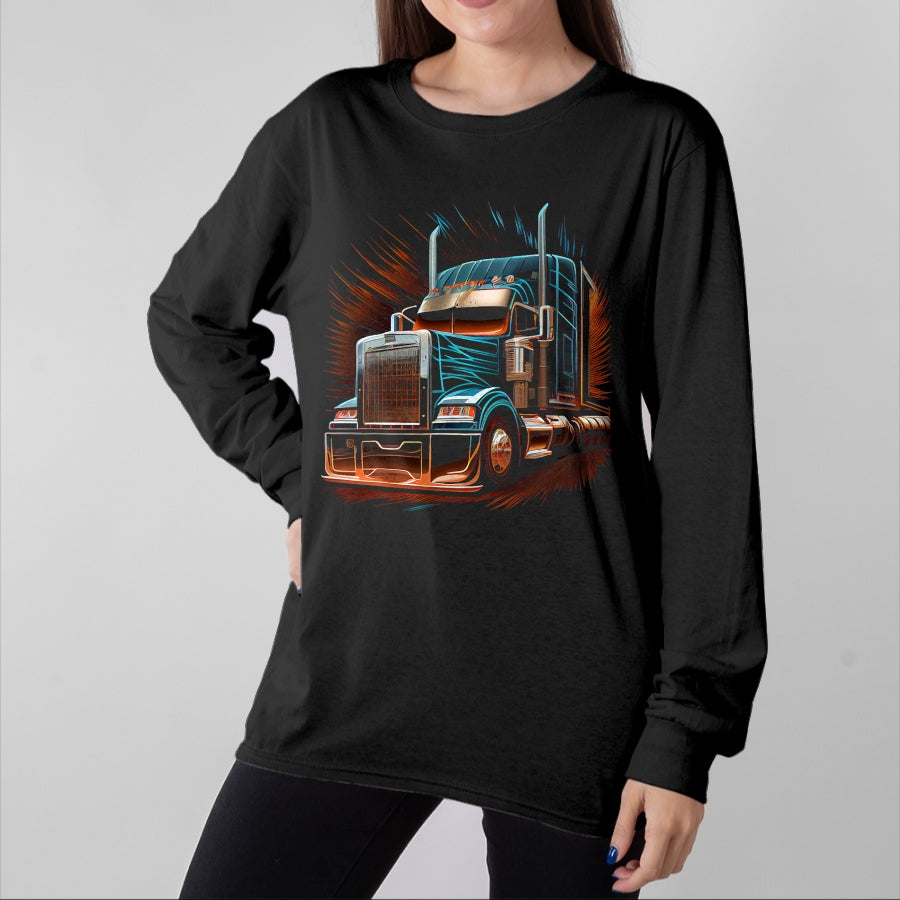 Best Truck Driver Life Shirt, Funny Trucker UnisexT-Shirt/Hoodie/Sweatshirt HLT00 - Truck Driver 18 Wheel Trucker T-Shirt