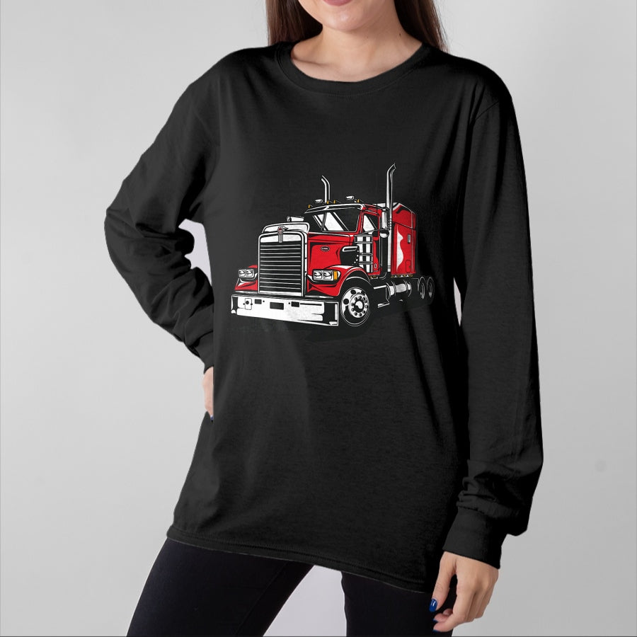 Best Truck Driver Life Shirt, Funny Trucker UnisexT-Shirt/Hoodie/Sweatshirt HLT00 - Truck driver T-Shirt (1)
