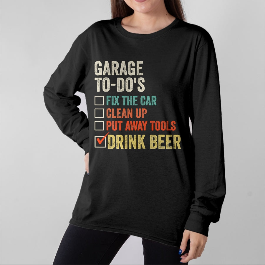 Best Mechanic Life Shirt, Funny Mechanic UnisexT-Shirt/Hoodie/Sweatshirt HLT00 - I'll Be in The Garage T-Shirt, Men, Black, 3X-Large