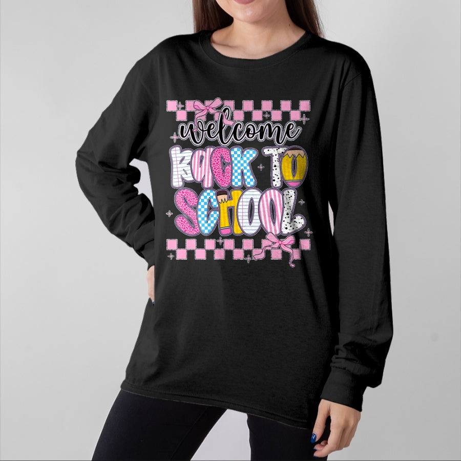 Best Student Shirt, Funny Back To School UnisexT-Shirt/Hoodie/Sweatshirt HLT00 - Welcome Back to School Happy First Day Teachers Students Kid T-Shirt