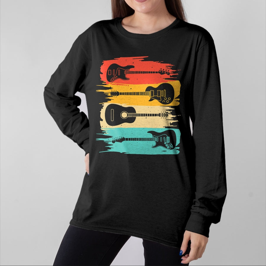 Guitar Lover Shirt, Funny Guitar UnisexT-Shirt/Hoodie/Sweatshirt HLT00 - Vintage Guitar Gift for Men Women Music Band Guitarist Stuff T-Shirt