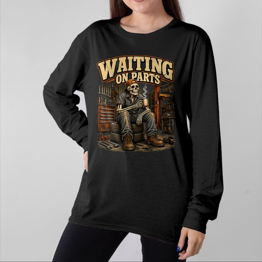 Best Mechanic Life Shirt, Funny Mechanic UnisexT-Shirt/Hoodie/Sweatshirt HLT00 - Spooky Mechanic Auto Repair Waiting on Parts Car Technician T-Shirt