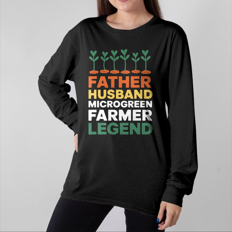 Best Farmer Life Shirt, Funny Farmer UnisexT-Shirt/Hoodie/Sweatshirt HLT00 - Father Husband Farmer Dad Plant Gardening Microgreens T-Shirt