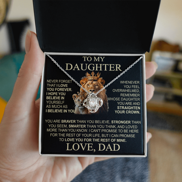 To My Daughter From Dad Necklace (SKU2608-13)