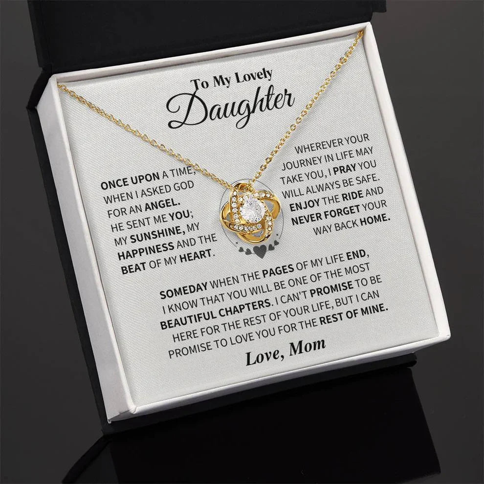 To My Daughter From Mom Necklace