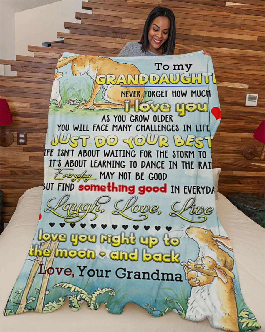 Special Gift For Your Granddaughter Blanket - From Grandma