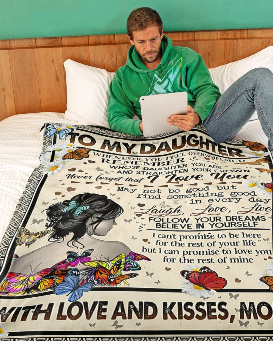 Special Gift For Your Daughter Blanket - From Mom (SKUB12-127)