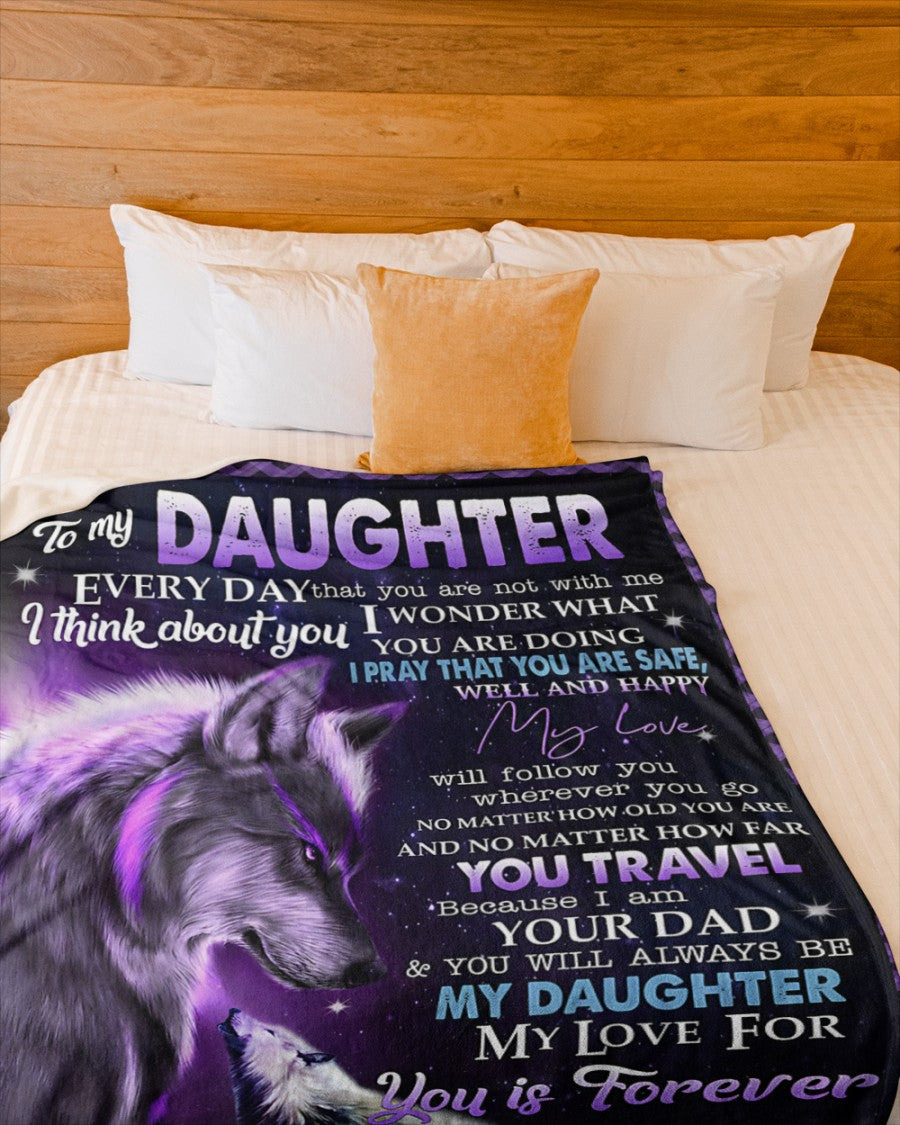 Special Gift For Your Daughter Blanket - From Dad (SKUB11-153)