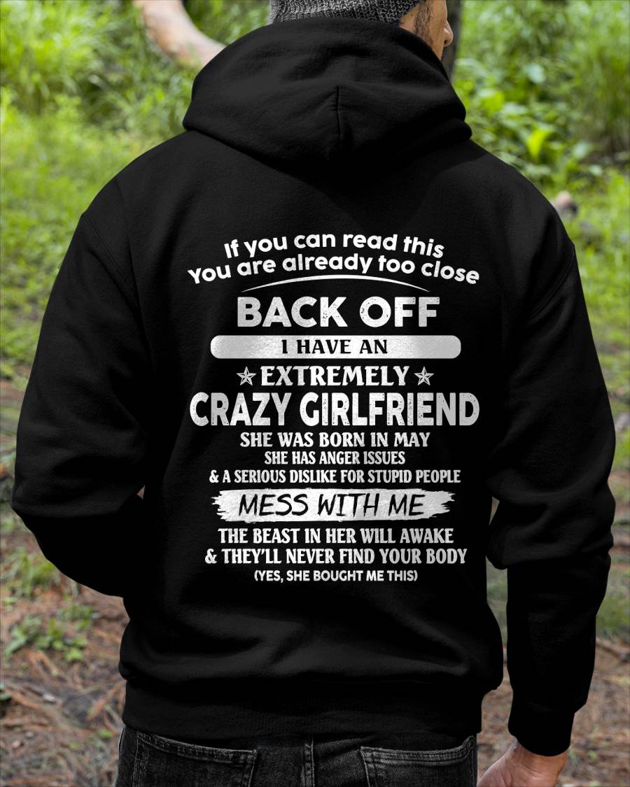 May - Back Off I Have An Extremely Crazy Girlfriend - Gift From Wife - TLEE05 (SKU07-175-05)