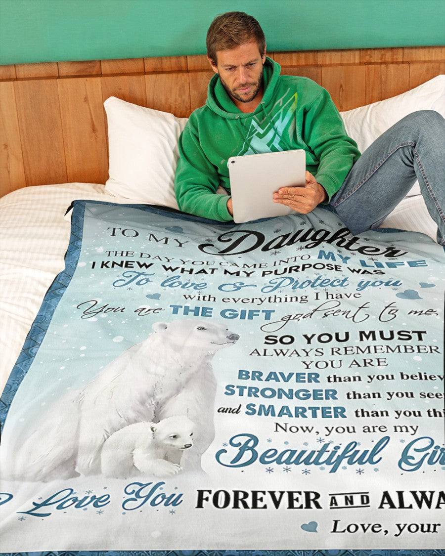 Special Gift For Your Daughter Blanket - From Dad (SKUB11-104)