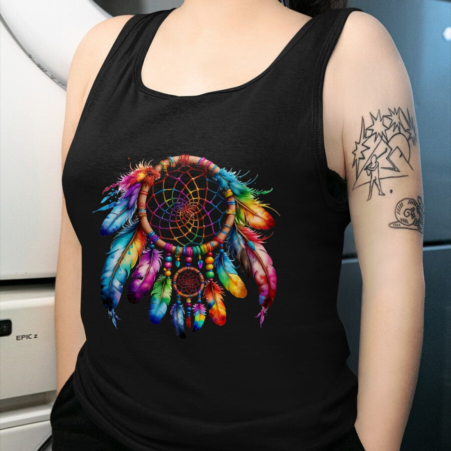 Native American T-Shirts, Vintage Native American Unisex T-Shirt/Hoodie/Sweatshirt HLT00 - Native American Heritage Month Feather Dreamcatcher T-Shirt (1)