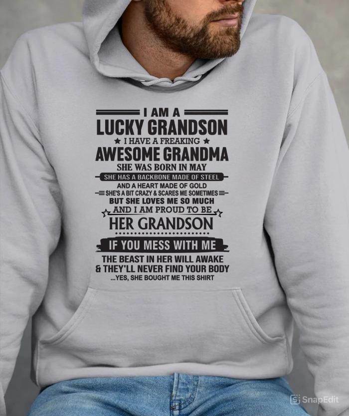 MAY - GRANDSON OF A STRONG & LOVING GRANDMA - FROM GRANDMA - TLEE05 (SKU11-154-05)