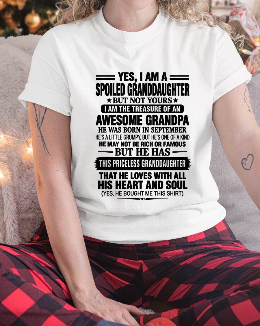 SEPTEMBER GRANDPA & SPOILED GRANDDAUGHTER - FROM GRANDPA - TLEE09 (SKU2609-158-09)
