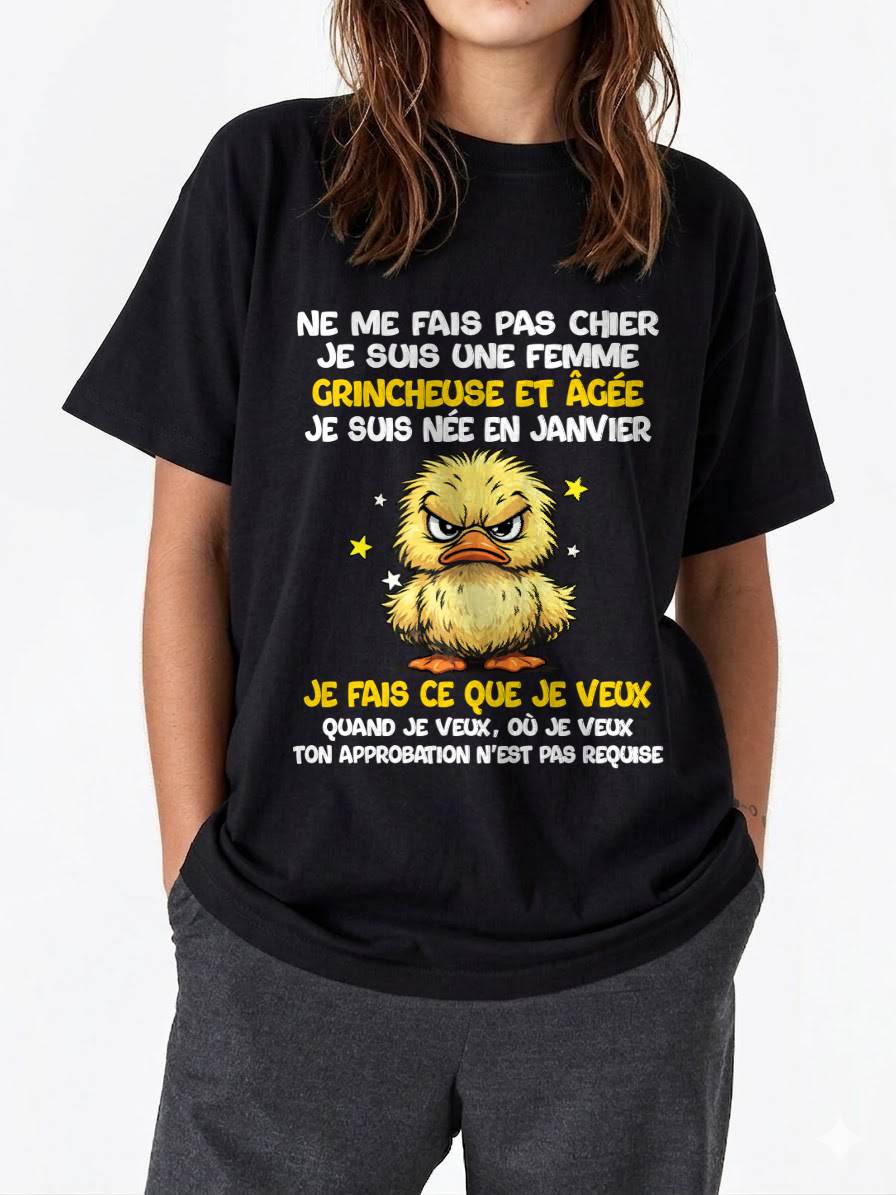 JE SUIS UNE FILLE DE JANVIER - POUR FEMME - TLEE01 (SKU2604-119-01)