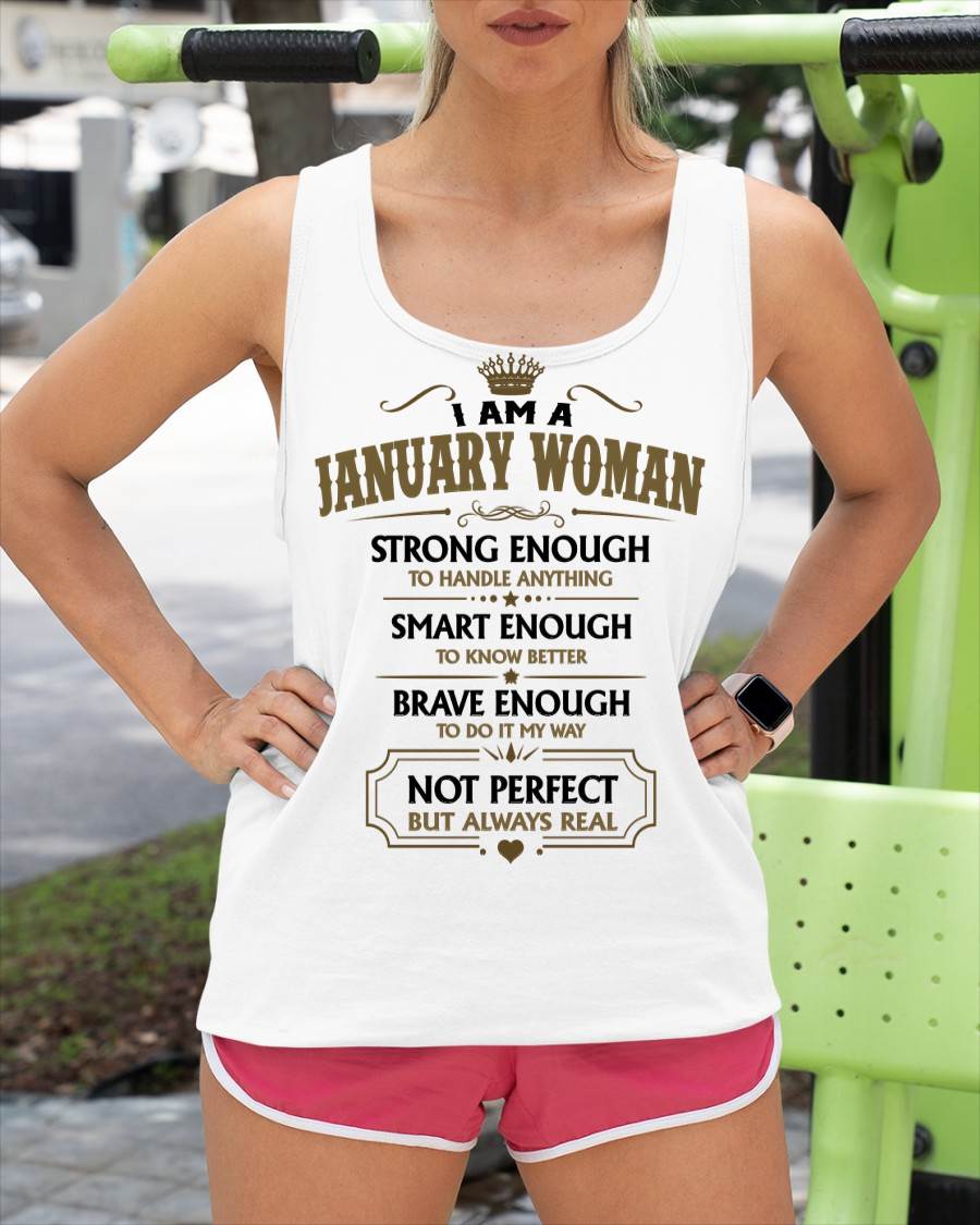 JANUARY WOMAN – BOLD STRONG REAL - FOR WOMEN - TLEE01 (SKU2605-90-01)