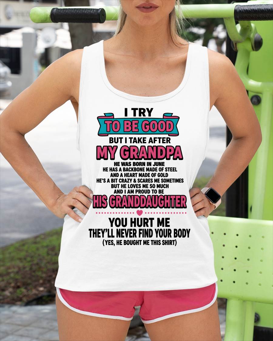 JUNE - I TRY TO BE GOOD BUT I TAKE AFTER MY GRANDPA - FROM GRANDPA - TLEE06 (SKU2606-212-06)