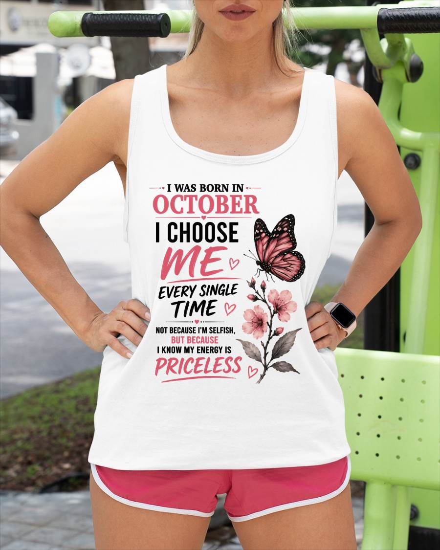 OCTOBER QUEEN – I CHOOSE ME EVERY SINGLE TIME - FOR WOMEN - TLEE10 (SKU2606-02-10)