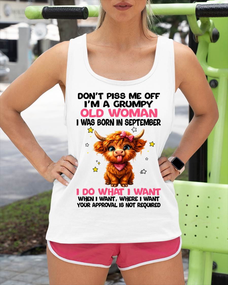 SEPTEMBER GRUMPY LADY SHIRT - FOR WOMEN - TLEE09 (SKU2607-215-09)
