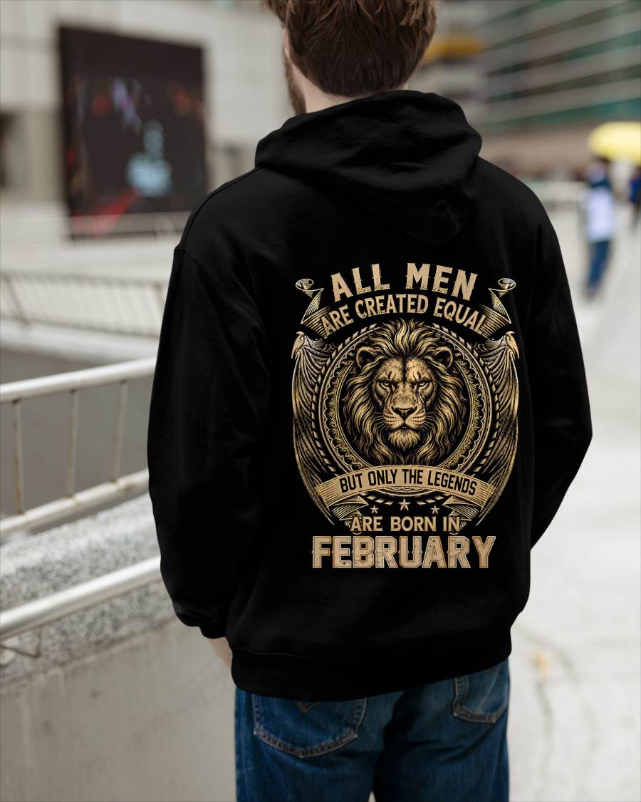 FEBRUARY BORN LEGEND SHIRT – LION KING - FOR MAN - TLEE02 (SKU2606-177-02)