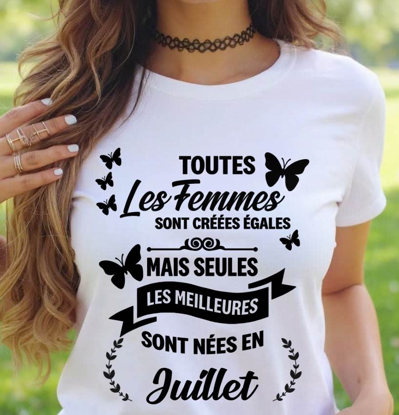 LES MEILLEURES NÉES EN JUILLET - POUR LES FEMMES - TLEE07 (SKU2603-352-07)