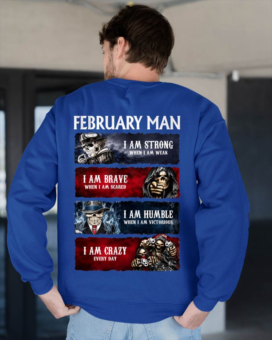 FEBRUARY MAN SKULL - FOR MAN - TLEE02 (SKU2607-304-02)