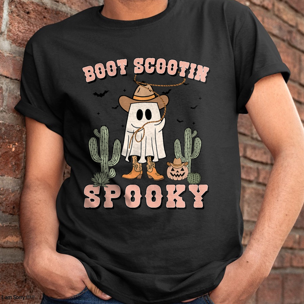 Hallowen Shirts for Family, Funny hallowen shirts, Hallowen Unisex T-Shirt/Hoodie/Sweatshirt HLT00 - Funny Boot Scootin Spooky Cowboy Ghost Men Toddler Halloween T-Shirt