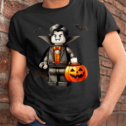 Hallowen Shirts for Family, Funny hallowen shirts, Hallowen Unisex T-Shirt/Hoodie/Sweatshirt HLT00 - Halloween Master Builder Vampire Kids Building Blocks Bricks T-Shirt
