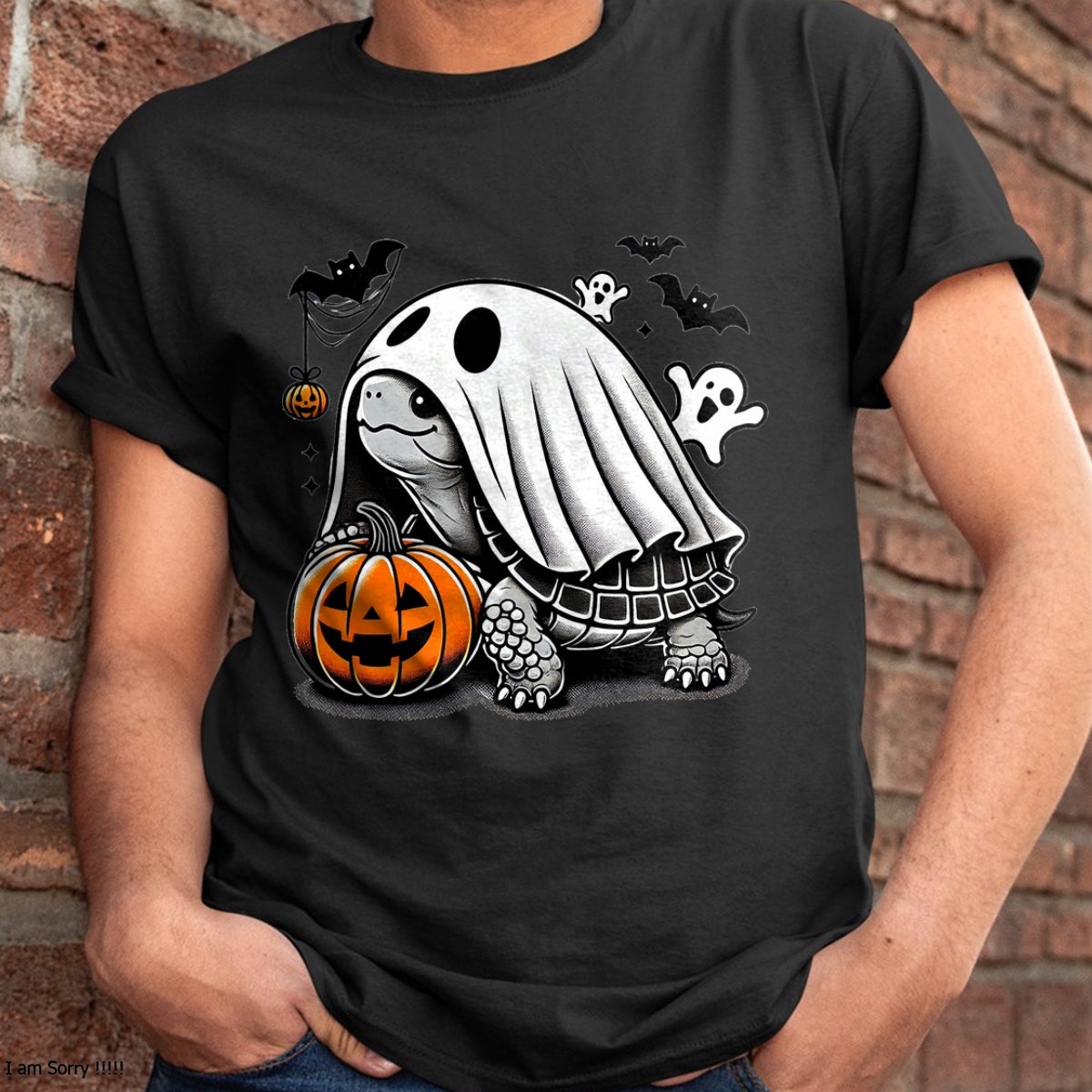Hallowen Shirts for Family, Funny hallowen shirts, Hallowen Unisex T-Shirt/Hoodie/Sweatshirt HLT00 - Halloween Turtle Ghost Pumpkin Costume Terrapin Tortoise T-Shirt