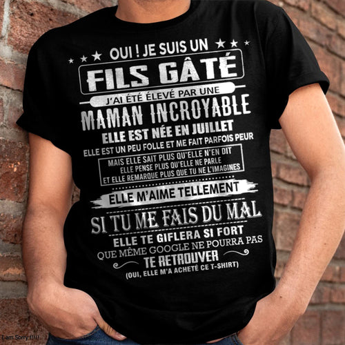 JUILLET - FILS GÂTÉ – CADEAU DE MAMAN - TLEE07 (SKU26T-0172-07)