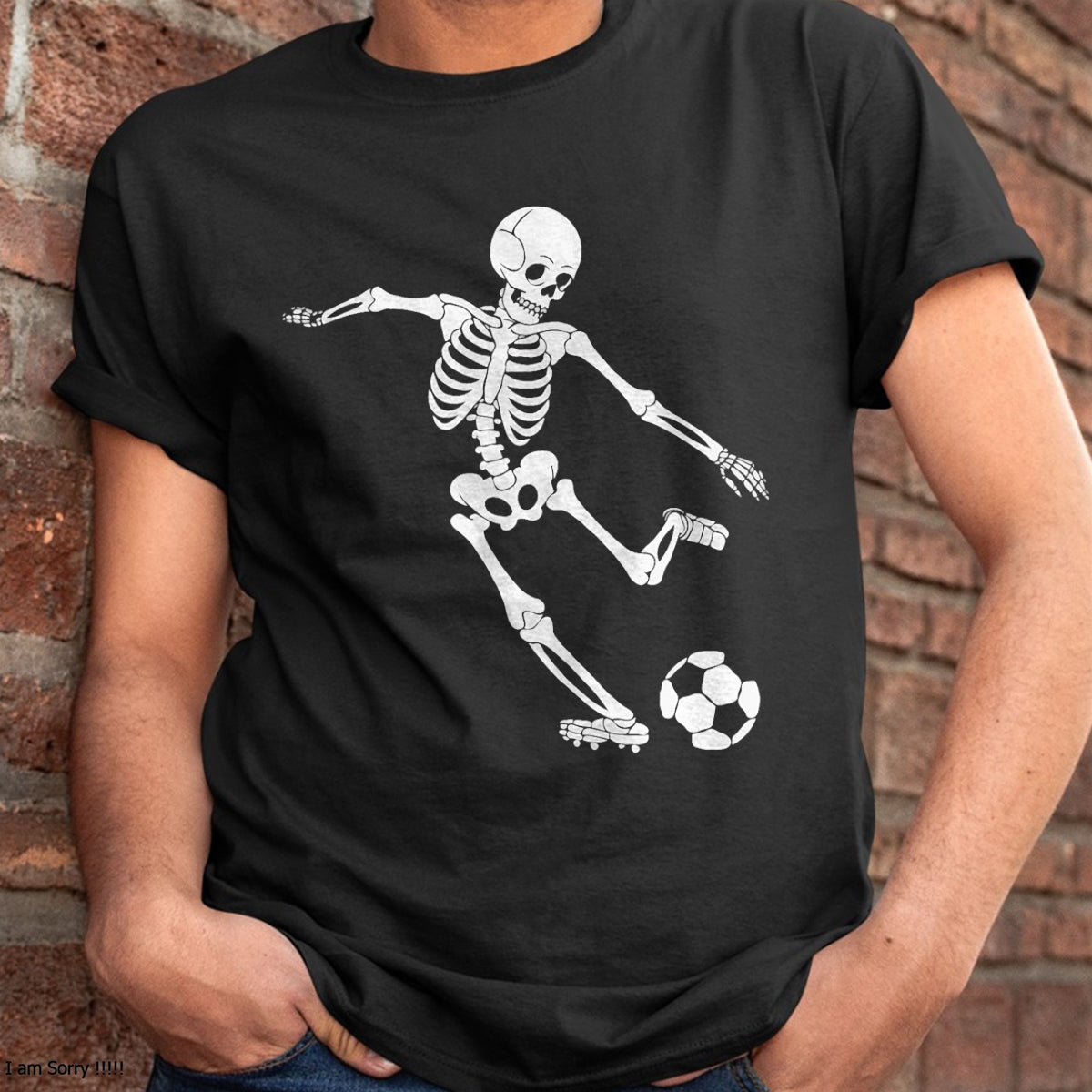 Hallowen Shirts for Family, Funny hallowen shirts, Hallowen Unisex T-Shirt/Hoodie/Sweatshirt HLT00 - Soccer Skeleton Halloween Men Boys Soccer Player Halloween T-Shirt