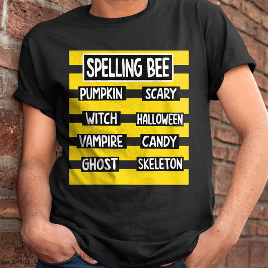 Hallowen Shirts for Family, Funny hallowen shirts, Hallowen Unisex T-Shirt/Hoodie/Sweatshirt HLT00 - Funny Pun Halloween Costume for Teachers spelling bee T-Shirt