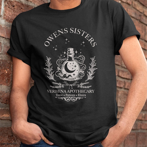 Hallowen Shirts for Family, Funny hallowen shirts, Hallowen Unisex T-Shirt/Hoodie/Sweatshirt HLT00 - Owens Sisters Practical Magic Halloween Apothecary Premium T-Shirt