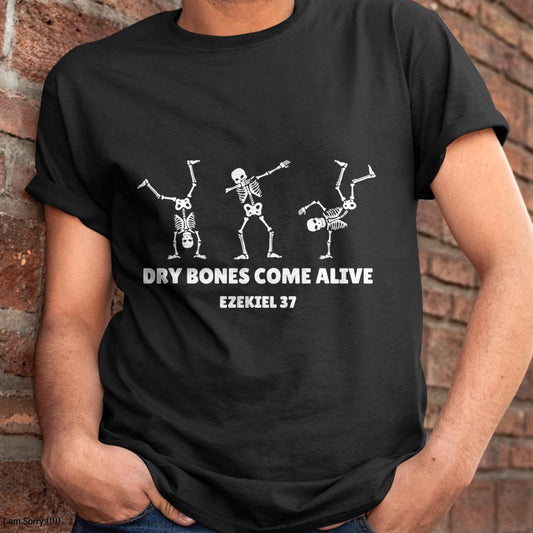 Hallowen Shirts for Family, Funny hallowen shirts, Hallowen Unisex T-Shirt/Hoodie/Sweatshirt HLT00 - Dry Bones Come Alive Halloween Christian Dancing Skeleton T-Shirt