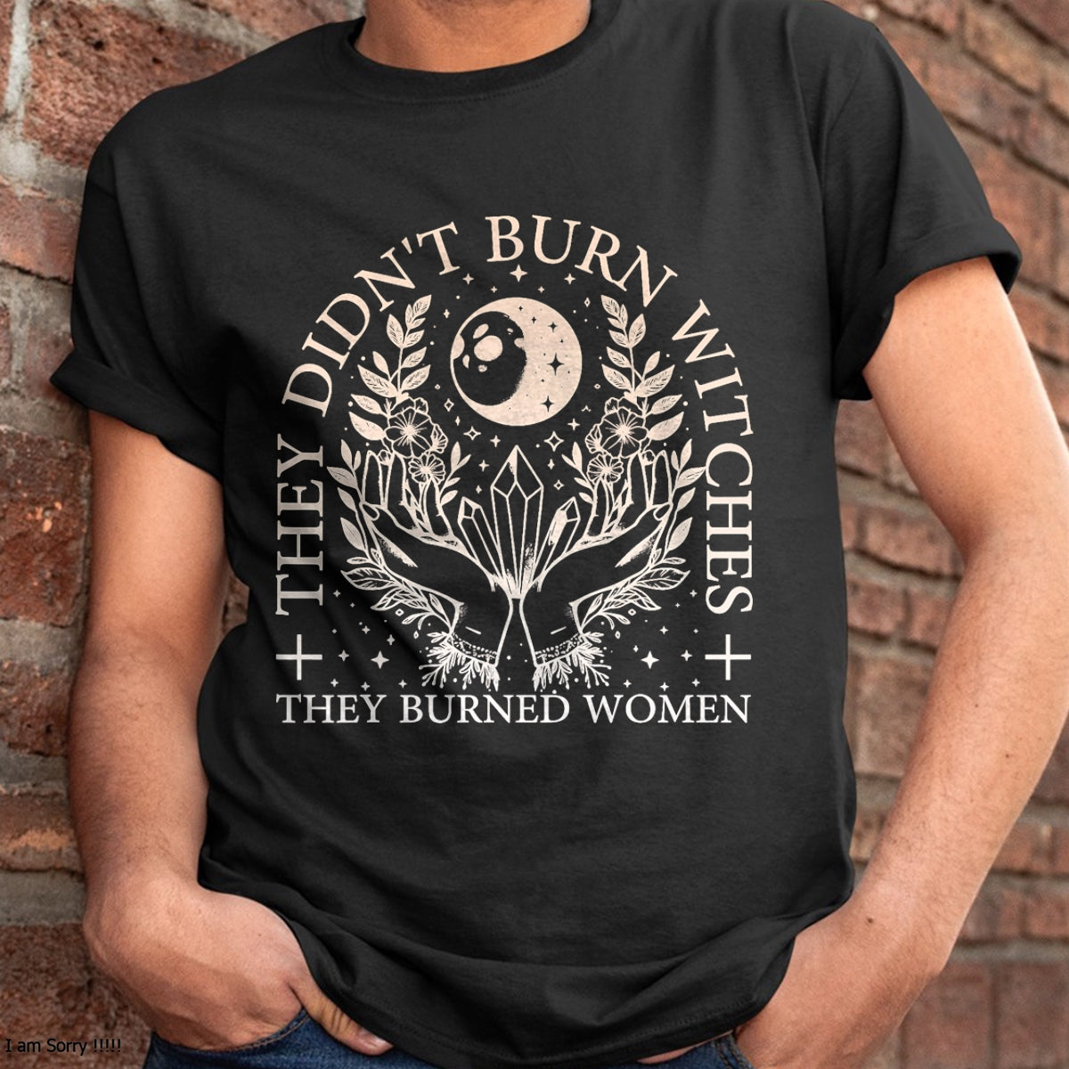 Hallowen Shirts for Family, Funny hallowen shirts, Hallowen Unisex T-Shirt/Hoodie/Sweatshirt HLT00 - Witchy Halloween They Didn't Burn Witches They Burned Women T-Shirt