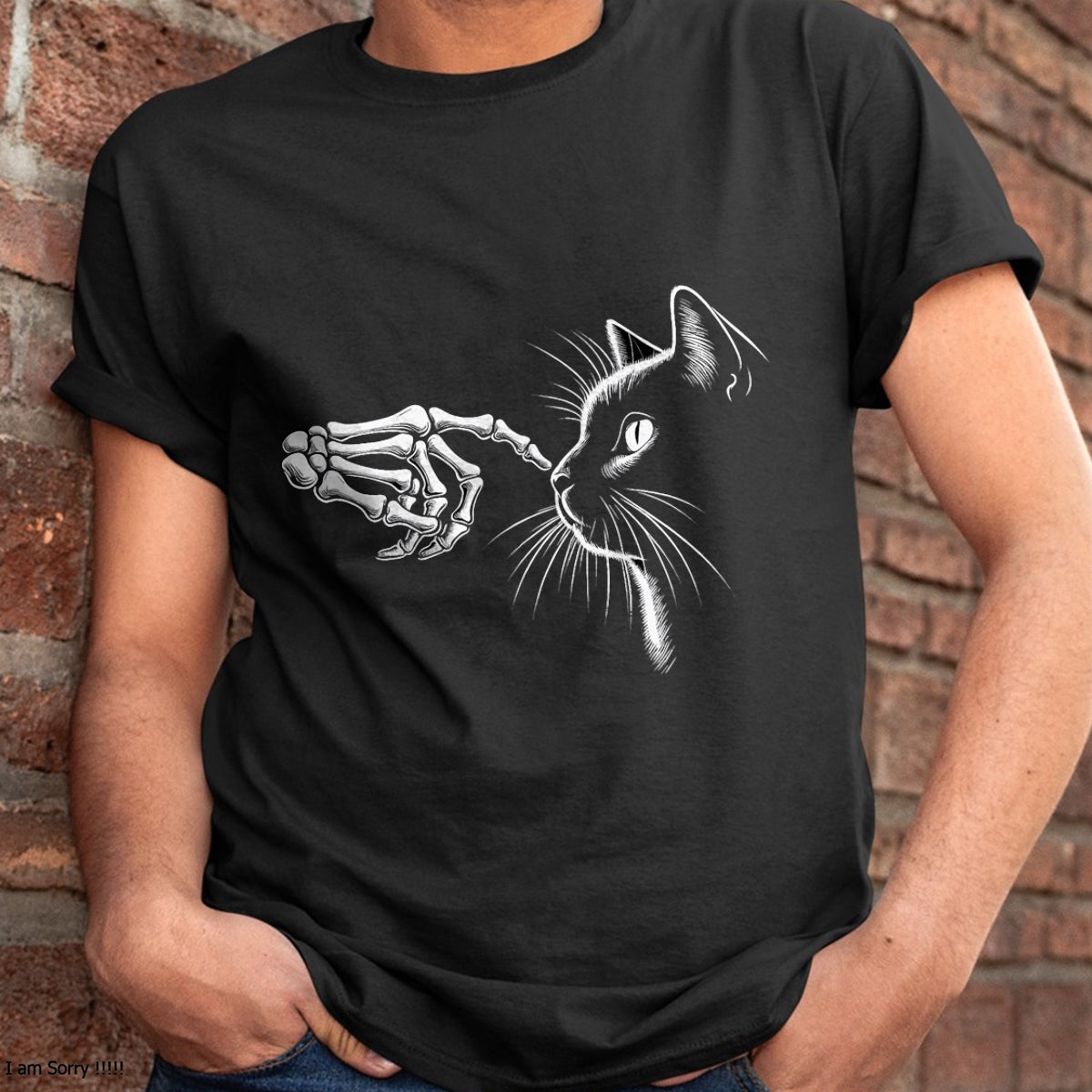 Hallowen Shirts for Family, Funny hallowen shirts, Hallowen Unisex T-Shirt/Hoodie/Sweatshirt HLT00 - Skeleton Hand Boop Black Cat Pet For Women Men Halloween T-Shirt