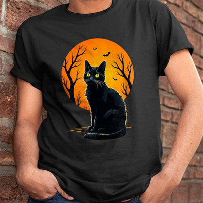 Hallowen Shirts for Family, Funny hallowen shirts, Hallowen Unisex T-Shirt/Hoodie/Sweatshirt HLT00 - Vintage Scary Halloween Cat Costume Retro Halloween Cat T-Shirt