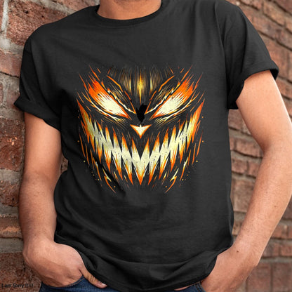 Hallowen Shirts for Family, Funny hallowen shirts, Hallowen Unisex T-Shirt/Hoodie/Sweatshirt HLT00 - Scary Jack O Lantern Face Carved Pumpkin Halloween Costume T-Shirt