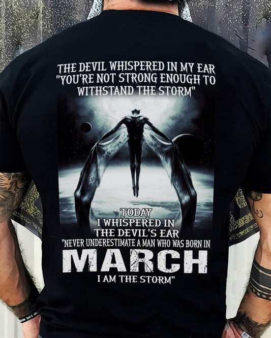 MARCH - THE DEVIL WHISPERED IN MY EAR - T-SHIRT FOR MAN - TLEE03 (SKU08-35-03)